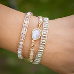 Divine Moonstone Goddess Bracelet