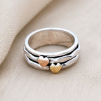 Retro Multi-Layer Heart Fashion Ring