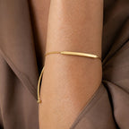 Minimal Gold Bangle Bracelet