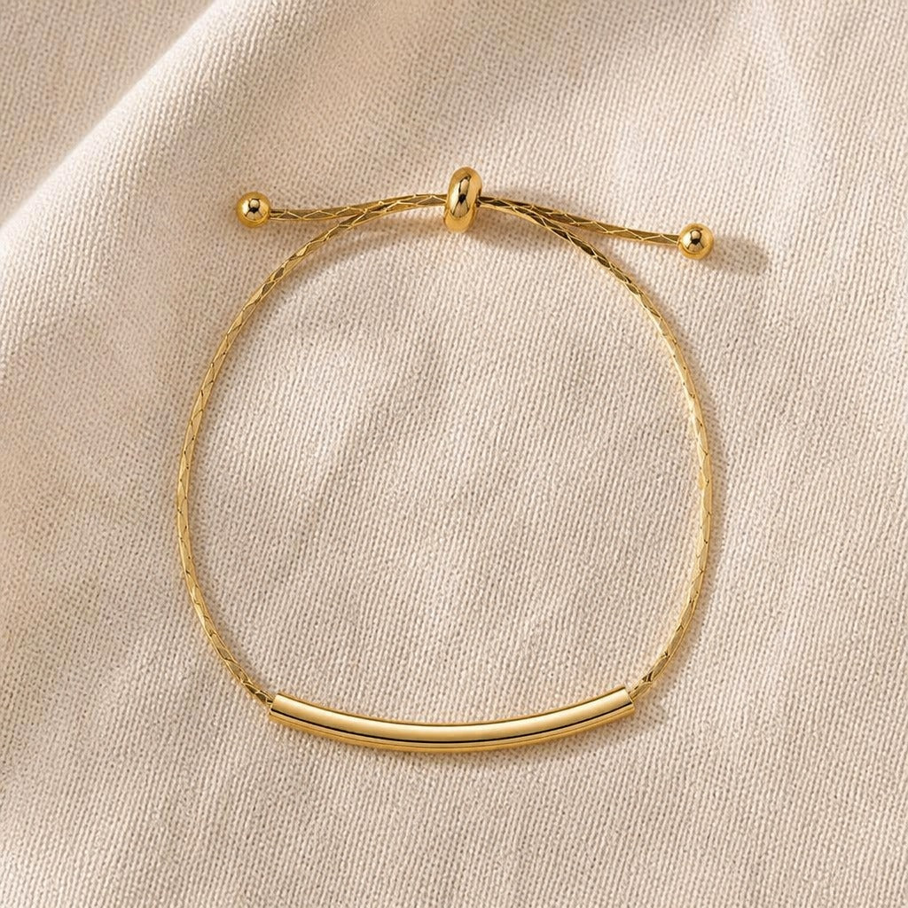 Minimal Gold Bangle Bracelet