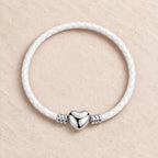 Timeless White Gold Heart Bracelet