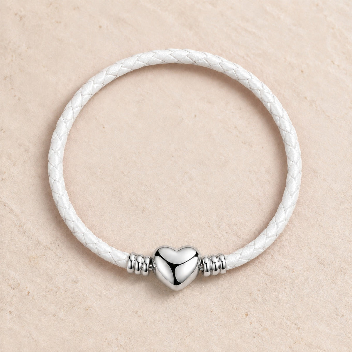 Timeless White Gold Heart Bracelet