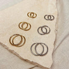Set of 3 Pairs Everyday Hoops Gold or Silver
