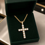 Classic Diamond Cross Necklace