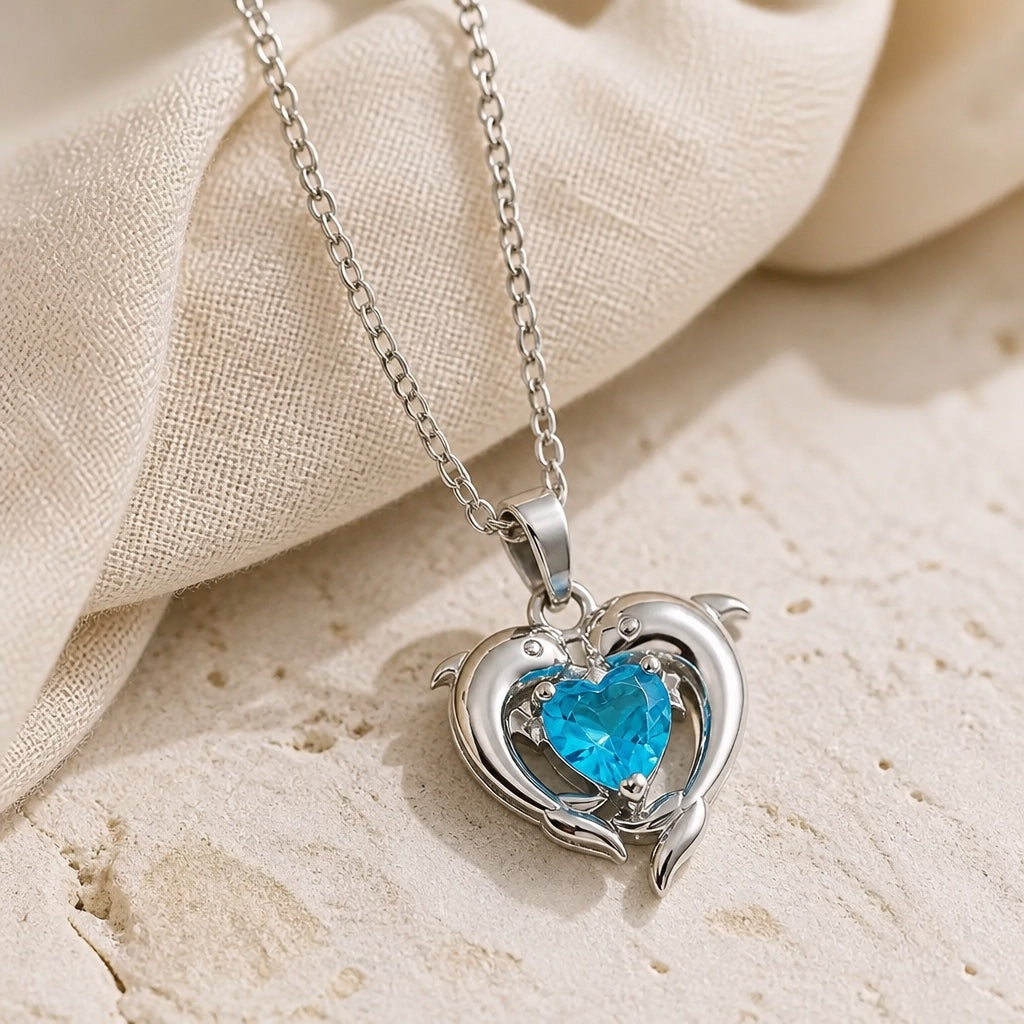 Oceanheart Twins Necklace