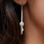 Retro Boho Moonstone Earrings
