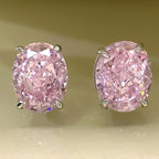 Timeless White Gold Zirconia Earrings
