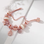 Rose Dream catcher Bracelet with Charms Included