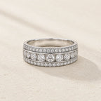 Chunky Paved Zirconia Ring