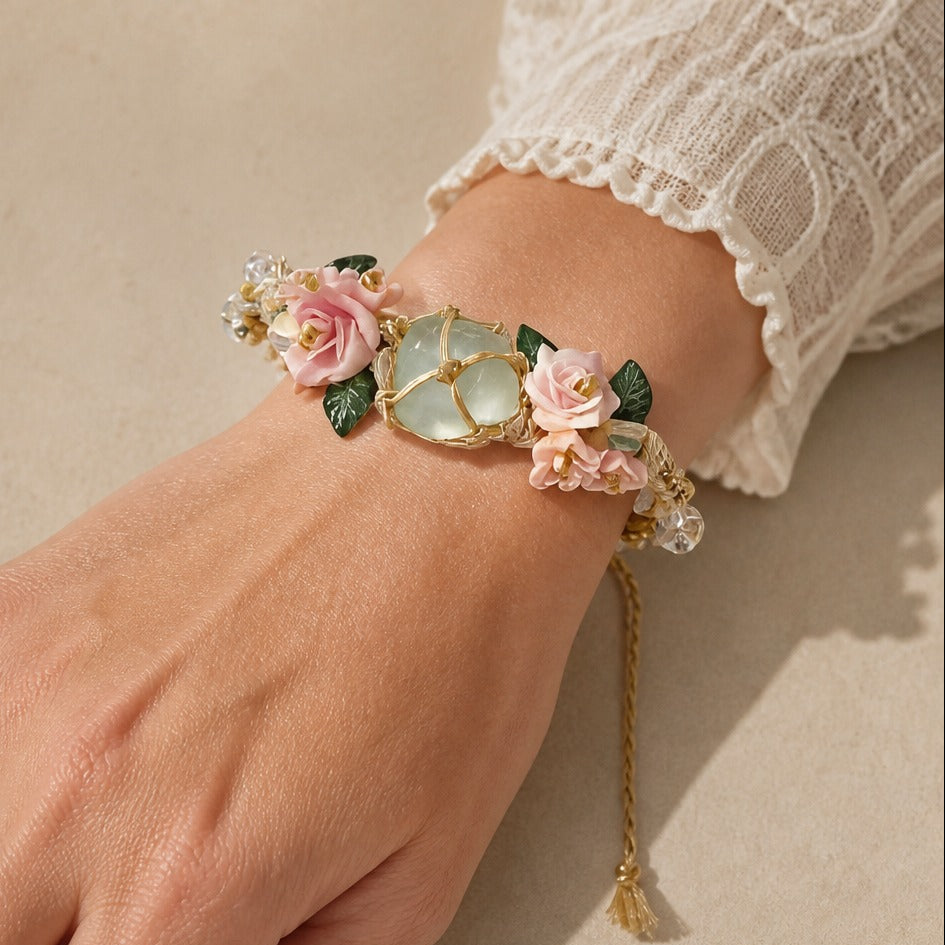 Artisan Woven Charm Bracelet