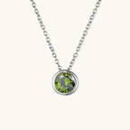 Radiant Gemstone Gold Chain