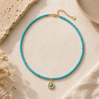 Modern Hera Vintage Bead Choker