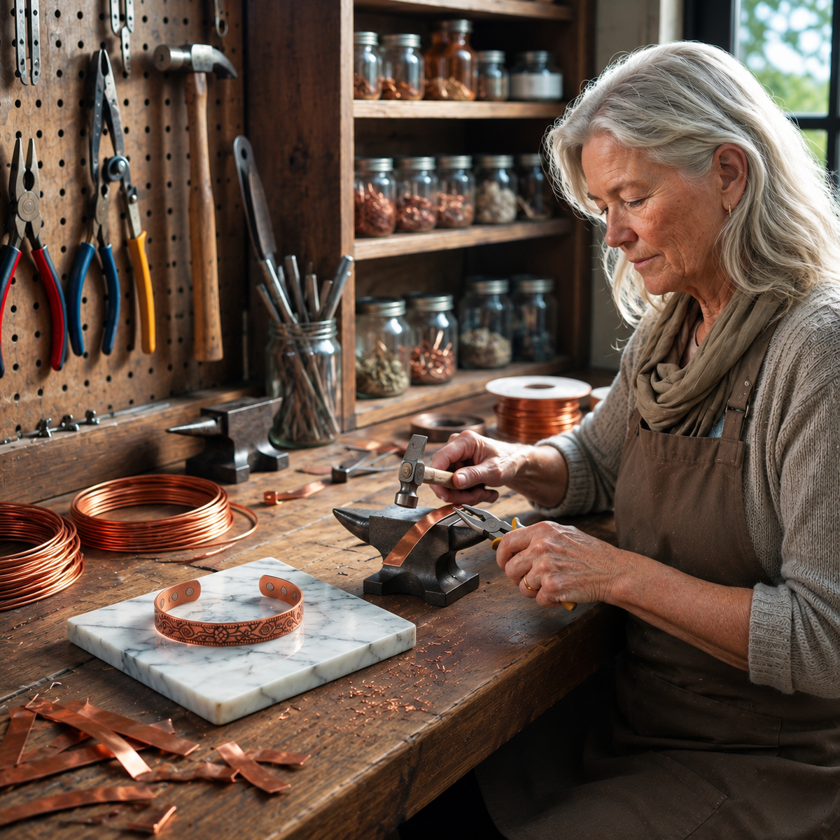 Timber Copper Bracelet