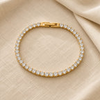 Elegant Crystals Tennis Bracelet