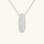 Bubble Initial Crystals Necklace