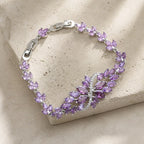 Infinity Leaf Silver Bracelet