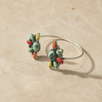 Inlaid Turquoise Cuff Bracelet