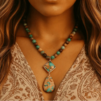 Intense Jasper Healing Energy Necklace