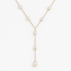 Vintage Inspired Pearl Pendant Necklace