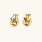 Lustrous Layered Hoop Earrings