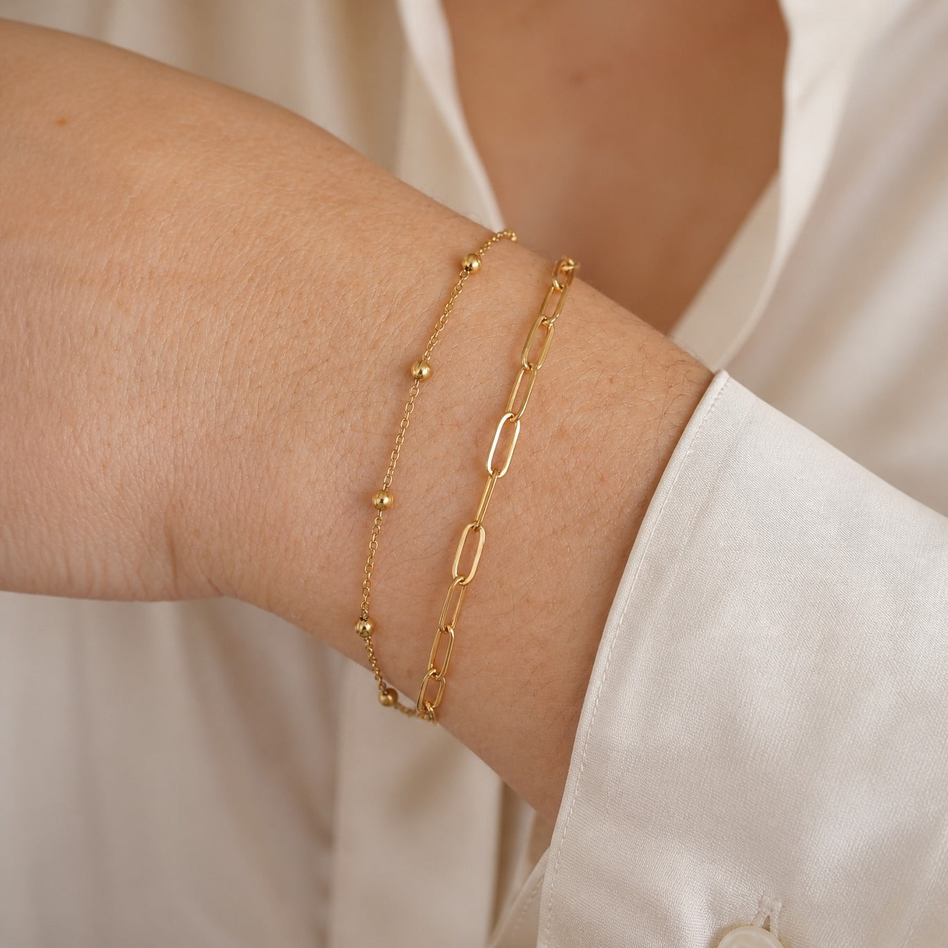 Delicate Double Layer Bracelet