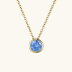 Radiant Gemstone Gold Chain