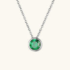 Radiant Gemstone Gold Chain
