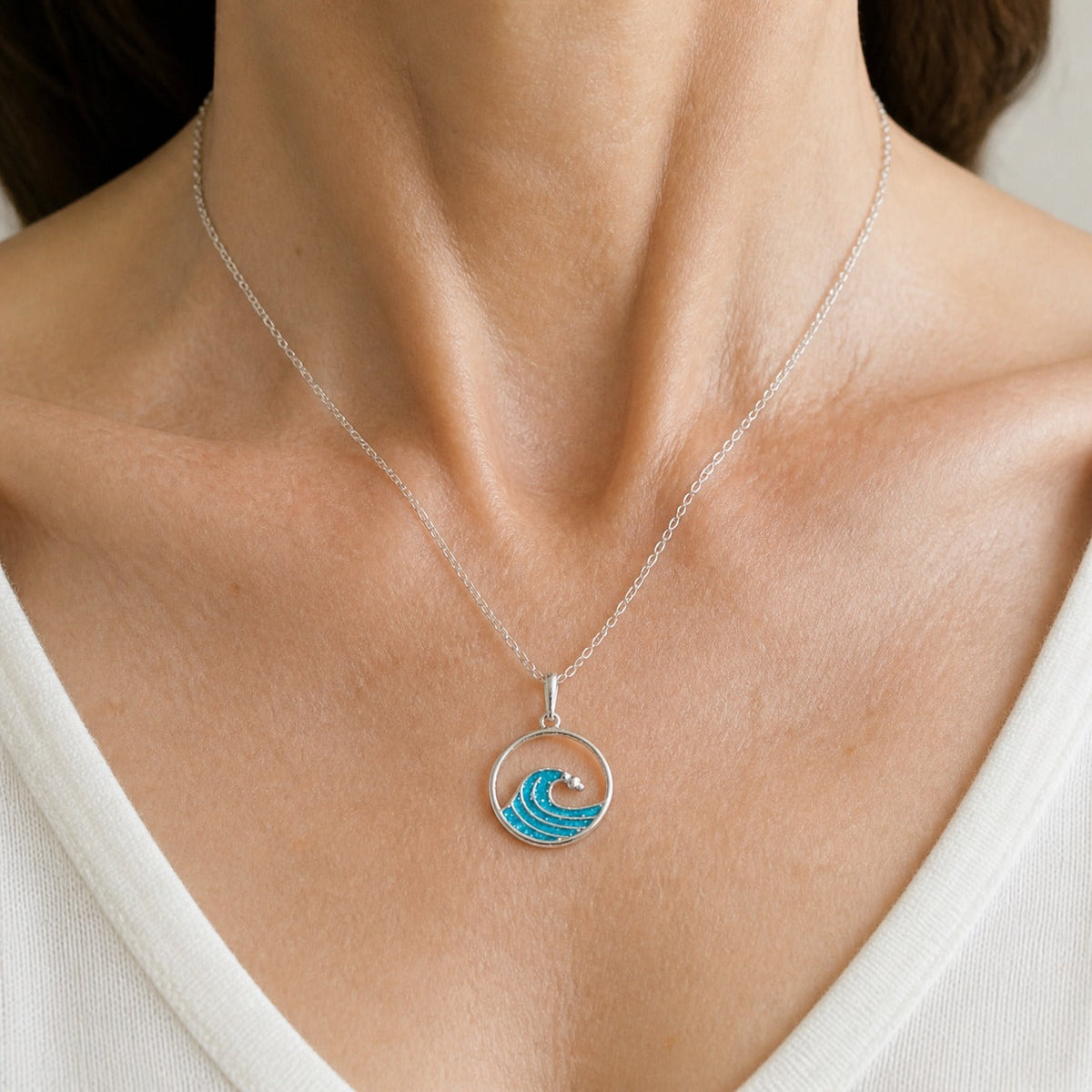 Muriel Necklace in Silver