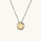 Radiant Gemstone Gold Chain