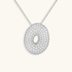 Bubble Initial Crystals Necklace