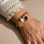 Opulent Sculptural Link Bracelet