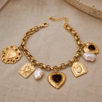 Opulent Sculptural Link Bracelet