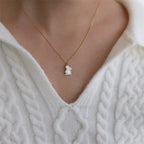 Artistic Rabbit Pendant Necklace