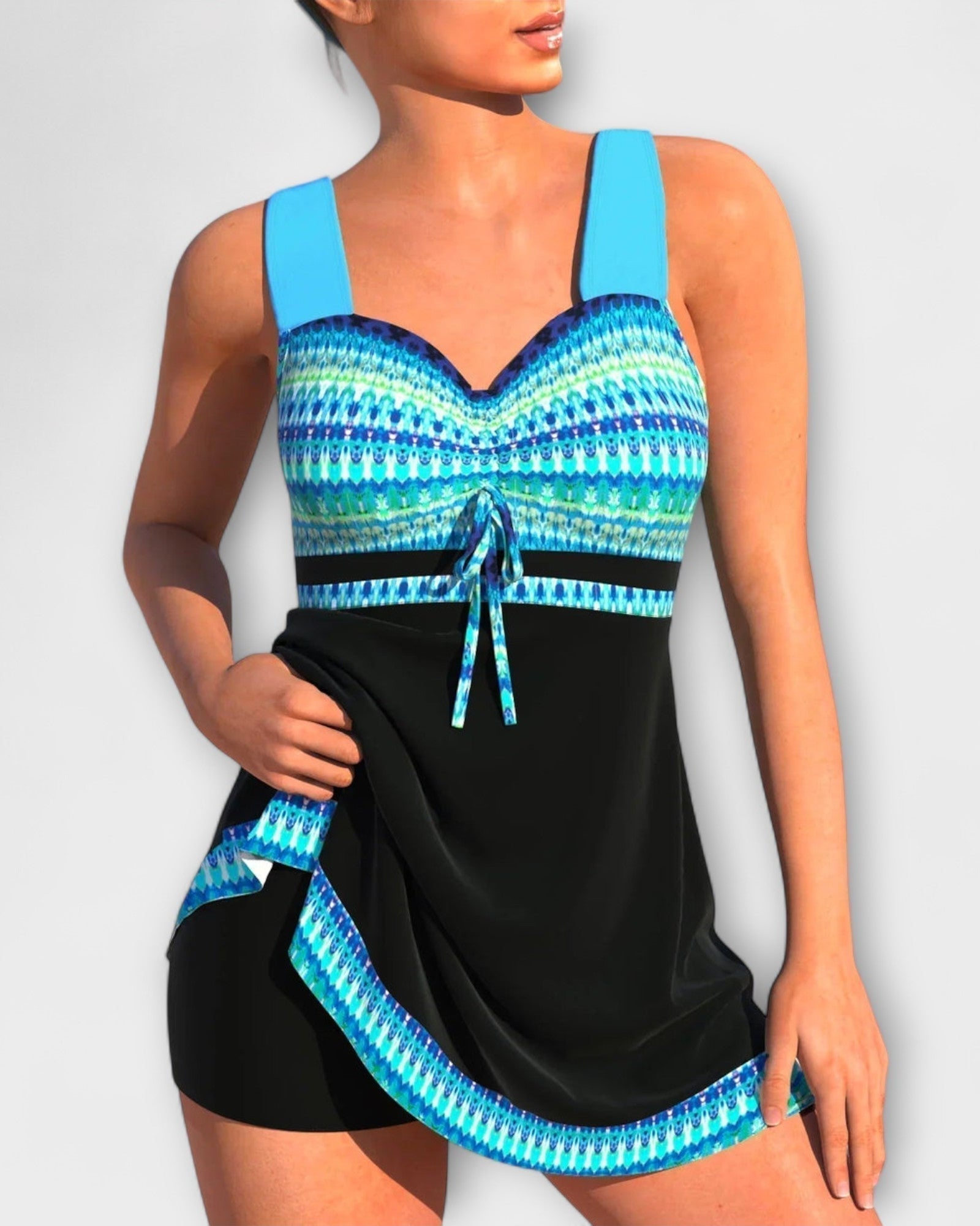 Rose – Vibrant Two-Piece Swim Set