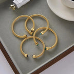 Vintage Gold Adjustable Stone Bracelet