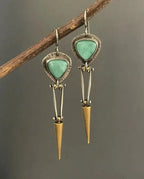Vintage Nature Stone Earrings