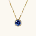 Radiant Gemstone Gold Chain