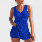 Estelle - Two-Piece Swimsuit Set with Skirt