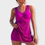 Estelle - Two-Piece Swimsuit Set with Skirt