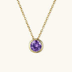 Radiant Gemstone Gold Chain