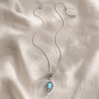 Water Drop Turquoise Pendant Necklace