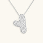 Bubble Initial Crystals Necklace
