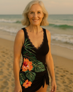 Pamela - Floral Pattern Swim Tankini