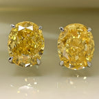 Timeless White Gold Zirconia Earrings