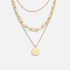Janie Layered Coin Pendant Necklace