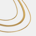 Gold Multi Layered Necklace