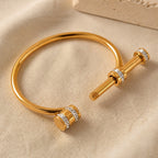 Opulent Gold Cuff Bangle