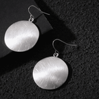 Retro Gold Record Earrings