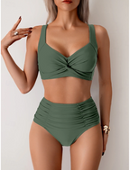 Leonora - Ruched Fabric Bikini