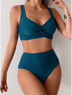 Leonora - Ruched Fabric Bikini